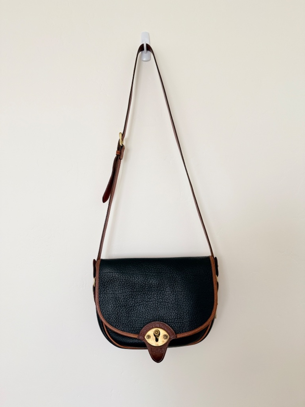 Dooney & Bourke Vintage Large Cavalry Trooper Crossbody Bag